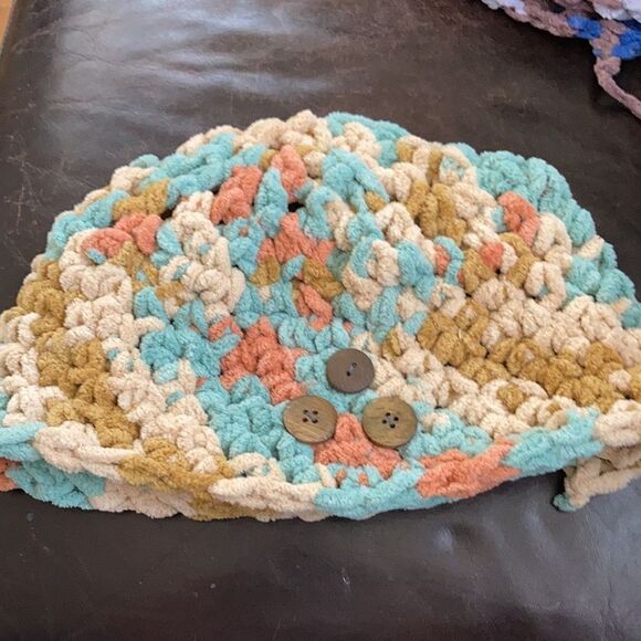 Handmade Large Knit Beanies - Picture 4 of 5